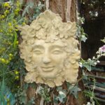 Concrete Garden Sprite Face Plaque