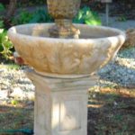Concrete Pineapple Fountain Painted Cottage