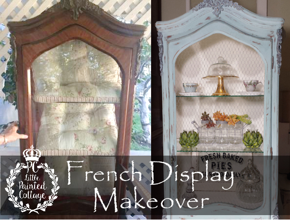French Display Cabinet Makeover