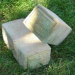 Concrete French Pot Feet Planter Supports Painted Cottage