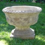 Concrete Ivy Urn Painted Cottage