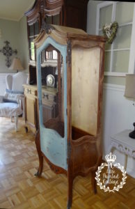 French Display Cabinet Makeover