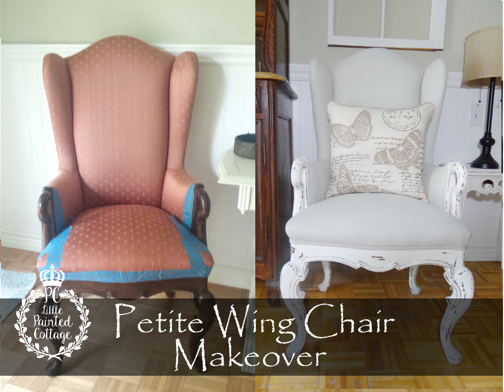 Petite Wing-chair Makeover 